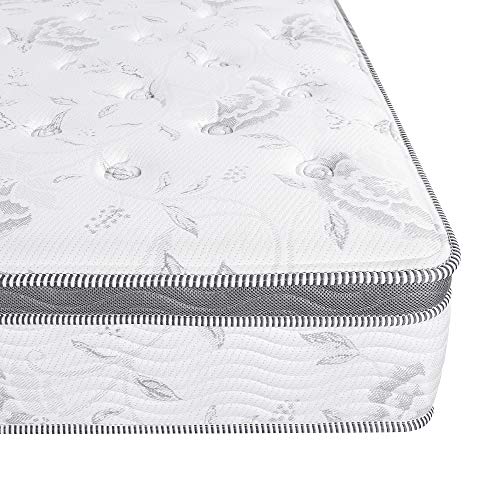 PrimaSleep Memory Foam 12 Inch Multi-Layered Hybrid Euro Box Top Spring Mattress/Non Weaving/Innerspring ,Queen, Firm