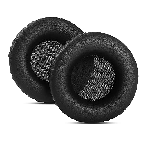 YDYBZB 1 Pair Ear Pads Cups Foam Replacement Earpads Cushions Covers Compatible with Sony Pulse Elite Edition Wireless CECHYA-0086 Headphones Headset (Black Protein Leather)