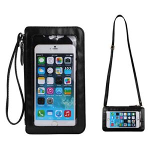 women small crossbody phone bag clutch purse wristlet wallet case w/cash pocket for samsung galaxy s22/ s21 fe/ s20+/ s20 ultra/ note10+ /a13/a23 / google pixel 6/4 xl/ 3a xl/iphone 11 12 13 pro max