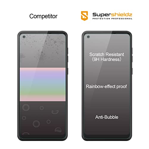 Supershieldz (2 Pack) Designed for Samsung Galaxy A21 Tempered Glass Screen Protector, Anti Scratch, Bubble Free