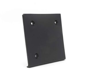 thetford rv camper 4 1/2 inch square slide-out extrusion cover black pn 94286