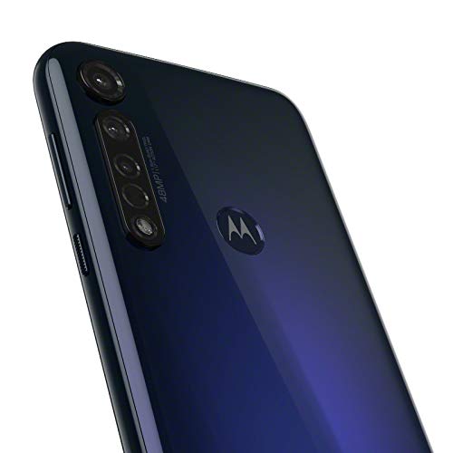 Moto G8+ plus | Unlocked | International GSM Only | 4/64GB | 25MP Camera | 2019 | Blue | NOT compatible with Sprint or Verizon