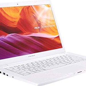 2019 ASUS ImagineBook MJ401TA Laptop Computer| Intel Core m3-8100Y up to 3.4GHz| 4GB Memory, 128GB SSD| 14" FHD, Intel UHD Graphics 615| 802.11AC WiFi, White| 1 Year Extended Warranty| Windows 10 Home