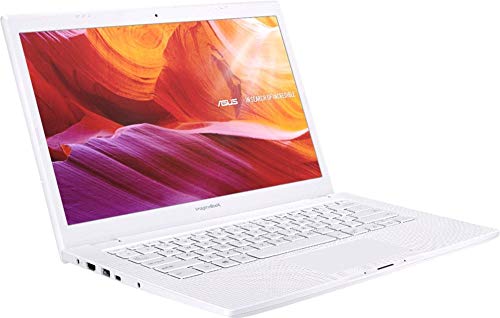 2019 ASUS ImagineBook MJ401TA Laptop Computer| Intel Core m3-8100Y up to 3.4GHz| 4GB Memory, 128GB SSD| 14" FHD, Intel UHD Graphics 615| 802.11AC WiFi, White| 1 Year Extended Warranty| Windows 10 Home