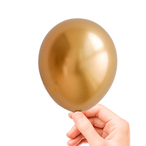 Metallic Gold Balloons 5 inch 50pcs Latex Party Balloons Baby Shower Helium Balloons Gold Birthday Balloon