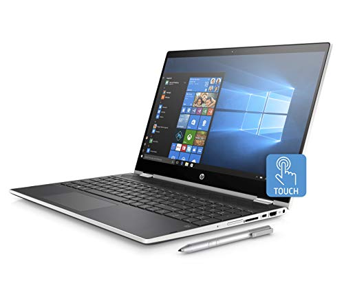 HP New Pavilion 2-in-1 15.6" FHD Touchscreen Intel i3-8130U 4GB RAM 16GB SSD Backlit Keyboard Active Pen 1TB HDD Windows 10