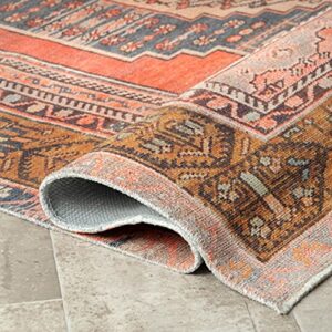 nuLOOM Tena Tribal Area Rug, 3' x 5', Orange