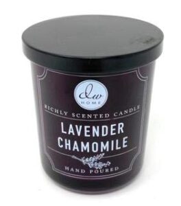 dw home richly scented candle lavender chamomile hand poured 4 ounces