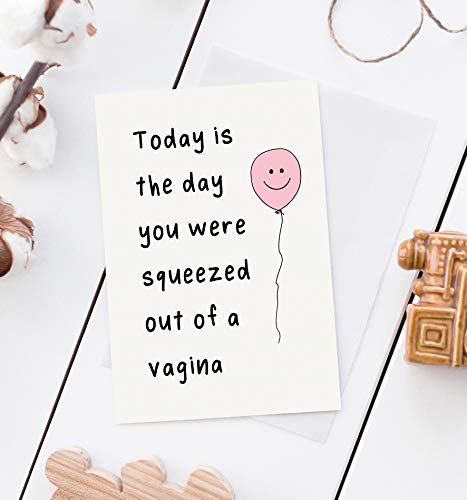 Rude Birthday Card, Funny Offensive Birthday Card, Joke Card, Adult ...