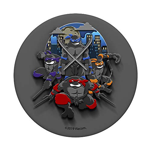 Teenage Mutant Ninja Turtles Group Shot Dark Portrait PopSockets PopGrip: Swappable Grip for Phones & Tablets