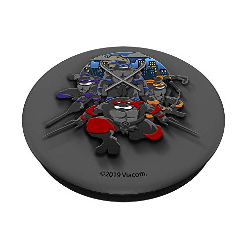 Teenage Mutant Ninja Turtles Group Shot Dark Portrait PopSockets PopGrip: Swappable Grip for Phones & Tablets