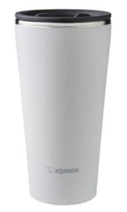 zojirushi sx-fse45wa stainless vacuum insulated tumbler, 15-ounce, white