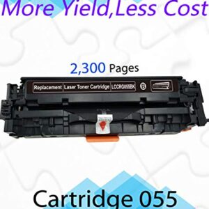 EASYPRINT (1-Pack, No Chip) Compatible Toner Cartridge Replacement for Canon 055 CRG055 CRG-055 Used for Canon LBP664Cdw imageClass MF740Cdw MF741Cdw MF743Cdw MF745Cdw MF746Cdw Printer, (1 Black)