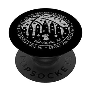 phi trust the process trusted philadelphia basketball philly popsockets popgrip: swappable grip for phones & tablets