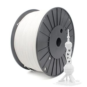 reprapper white pla filament for 3d printer & 3d pen 1.75mm (+- 0.03mm) 6.6lb (3kg)
