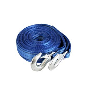 texalan 4.5 ton 2 inch x 30 ft. polyester tow strap rope 2 hooks 9000lb towing recovery