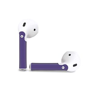 IPG for AirPods 1-2 Stickers Wraps Adhesive Decal Skin for case and Ear Pieces Protective and Decorative Set (Lavender)