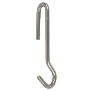 enclume handcrafted 4.5" angled pot hooks 6 pack stainless steel