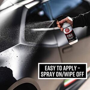 Adam’s CS3 Clean, Shine, & Protect | Ultimate Top Coat Waterless Wash & Wax Ceramic Spray Coating | All-in-One Cleaner, Polish, Hydrophobic Polymer Paint Sealant Protection (12oz) (Collection)