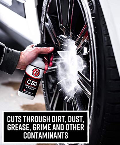 Adam’s CS3 Clean, Shine, & Protect | Ultimate Top Coat Waterless Wash & Wax Ceramic Spray Coating | All-in-One Cleaner, Polish, Hydrophobic Polymer Paint Sealant Protection (12oz) (Collection)