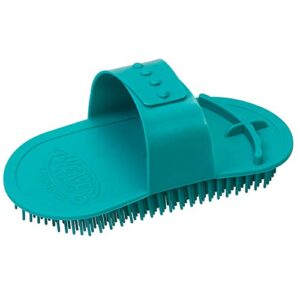 massage brush, teal (69-6005-te)