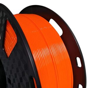 CC3D Orange PETG Filament 1.75 mm 1KG 3D Printer Filament 2.2LBS Spool 3D Printing Materials Fit Most FDM Printer Easy to Print Orange Color