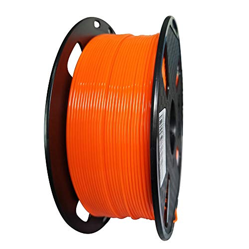 CC3D Orange PETG Filament 1.75 mm 1KG 3D Printer Filament 2.2LBS Spool 3D Printing Materials Fit Most FDM Printer Easy to Print Orange Color