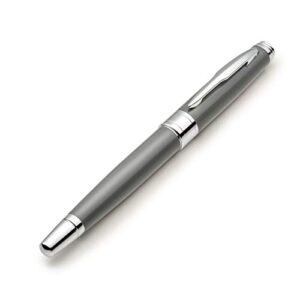 ZenZoi Gray Fountain Pen | Luxury Fountain Pen, Executive Pen for Men, Women | Pen Gift Box W/Refillable Metal Pen, Fine Nib, Converter & 2 Ink Refill | Elegant, Quality, Fountain Pens for Writing