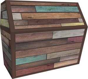teacher created resources reclaimed wood cardboard chest (tcr8588)