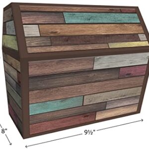 Teacher Created Resources Reclaimed Wood Cardboard Chest (TCR8588)