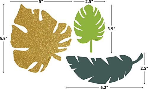 Teacher Created Resources Tropical Palm Leaves Accents - Assorted Sizes,Model Number: TCR8498