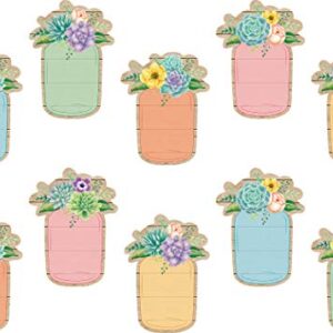 Teacher Created Resources Rustic Bloom Mason Jars Accents (TCR8551)