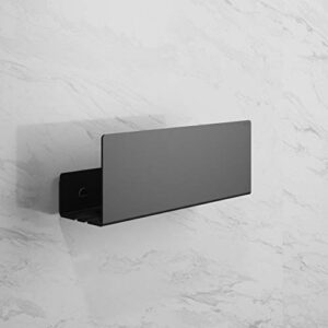 keuco wall mounted shower shelf - matte black - 24952370000