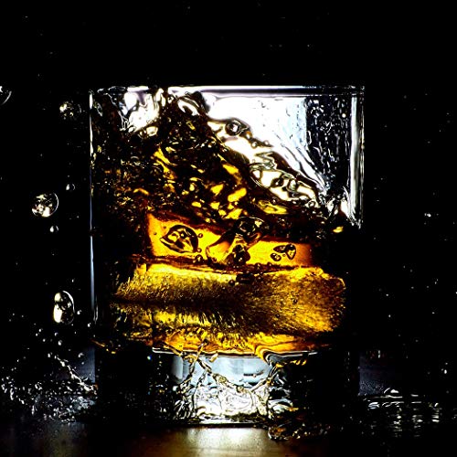 Kingrol 12 Pack Double Old Fashioned Whiskey Glasses, 10 oz Rocks Glasses Drinking Glasses for Scotch, Bourbon, Cocktails, Beverages, Water