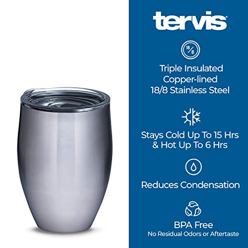 Tervis Live Life Unleashed Triple Walled Insulated Tumbler, 12oz, Clear and Black Slider Lid