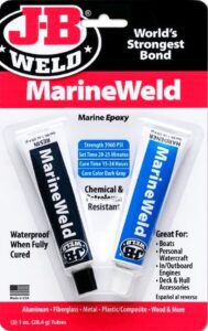 j-b weld 8272 marineweld marine epoxy - 2 oz.
