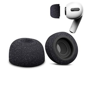 replacement eartips for apple airpods pro 1 2nd generation 2022 earphone premium memory slow rebound foam ear tips noise reducing earbud one pair - small