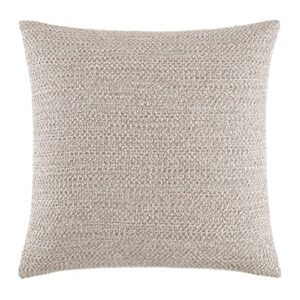 kenneth cole new york kcny essentials beige 16" x 16" decorative pillow knit throw pillow, linen ash
