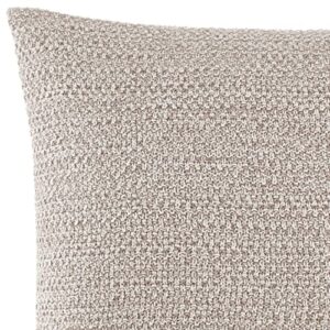 Kenneth Cole New York Kcny Essentials Beige 16" X 16" Decorative Pillow Knit Throw Pillow, Linen ASH