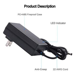 COOLM 48V Power Supply Adapter for Cisco IP Phone 8811 8841 8851 8861 8961 9951 9971 CP-8861-3PCC-K9, IP Phone Power Supply for Cisco Power Cube 4 8900 9900 8800 Series CP-PWR-Cube-4
