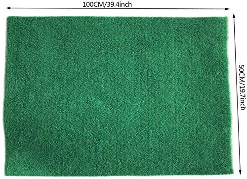 Reptile Carpet 39.4" x 19.7-2pcs Terrarium Substrate Liner Pet Habitat Bedding Soft Green Mat for Bearded Dragon Lizards Gecko Chamelon Iguana Turtles Snakes