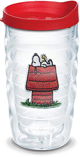 Tervis Peanuts™ - Snoopy Woodstock House Made in USA Double Walled Insulated Tumbler Travel Cup Keeps Drinks Cold & Hot, 10oz Wavy, Classic