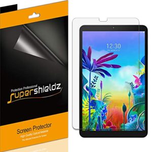(3 pack) supershieldz designed for lg g pad 5 10.1 fhd screen protector, high definition clear shield (pet)