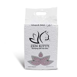 zenkitty clumping tofu cat litter lavender fragrance, purple (20030)