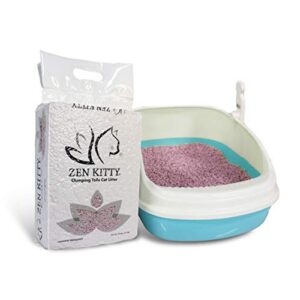 ZenKitty Clumping Tofu Cat Litter Lavender Fragrance, Purple (20030)