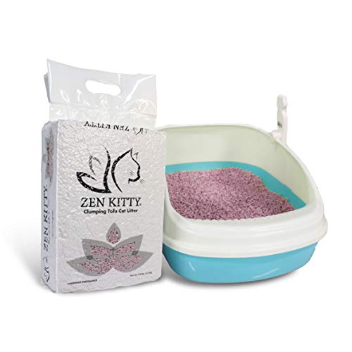 ZenKitty Clumping Tofu Cat Litter Lavender Fragrance, Purple (20030)