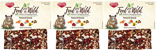 Kaytee 3 Pack of Food from The Wild Natural Snack, 2 Ounces Each, Foraging Treat for Hamsters, Gerbils, Rats and Mice