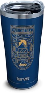 tervis jeep triple walled insulated tumbler, 1 count (pack of 1), wild and free