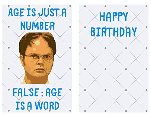 Funny Birthday Card The Office Us Dwight Schrute Birthday Card Dwight Schrute The Office 