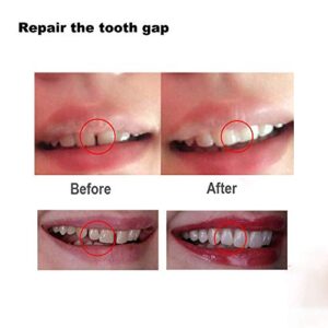 Tooth Filling Thermal Beads Do it Yourself Moldable False Teeth for Temporary Tooth Repair the Missing and Broken Tooth Replacement Kit(2 pack)